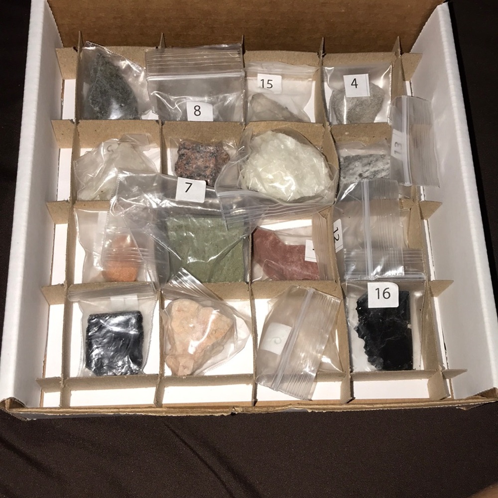 Sim rock and mineral collection
